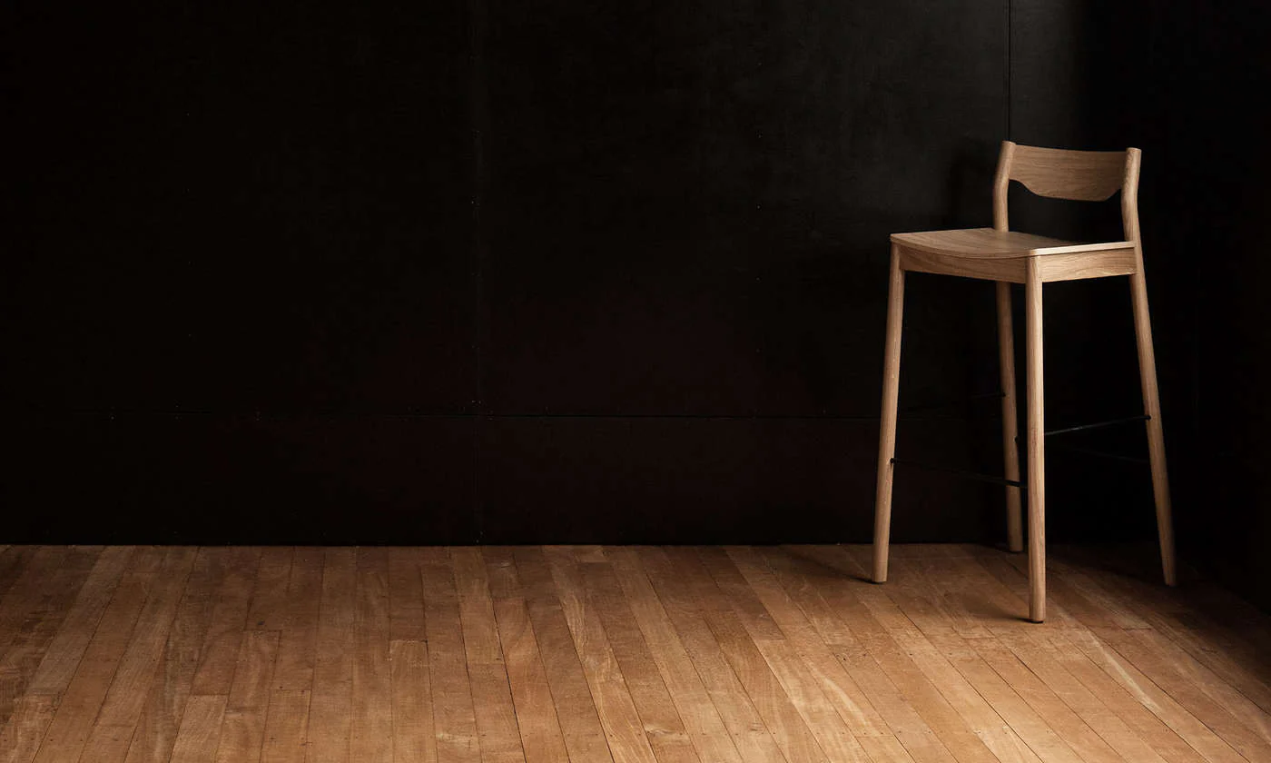 Tangerine Stool with Back - Image 5