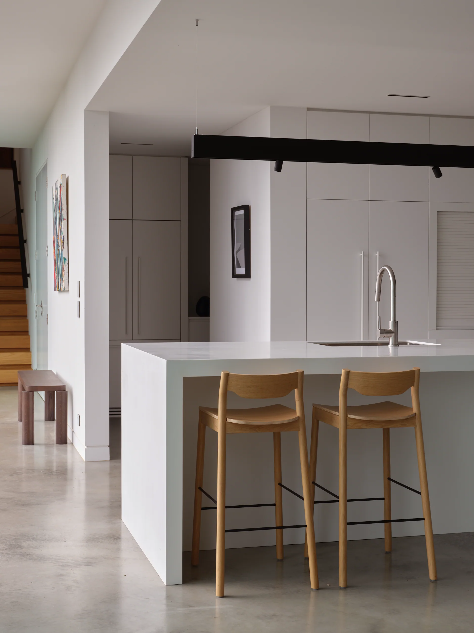 Tangerine Stool with Back - Image 6