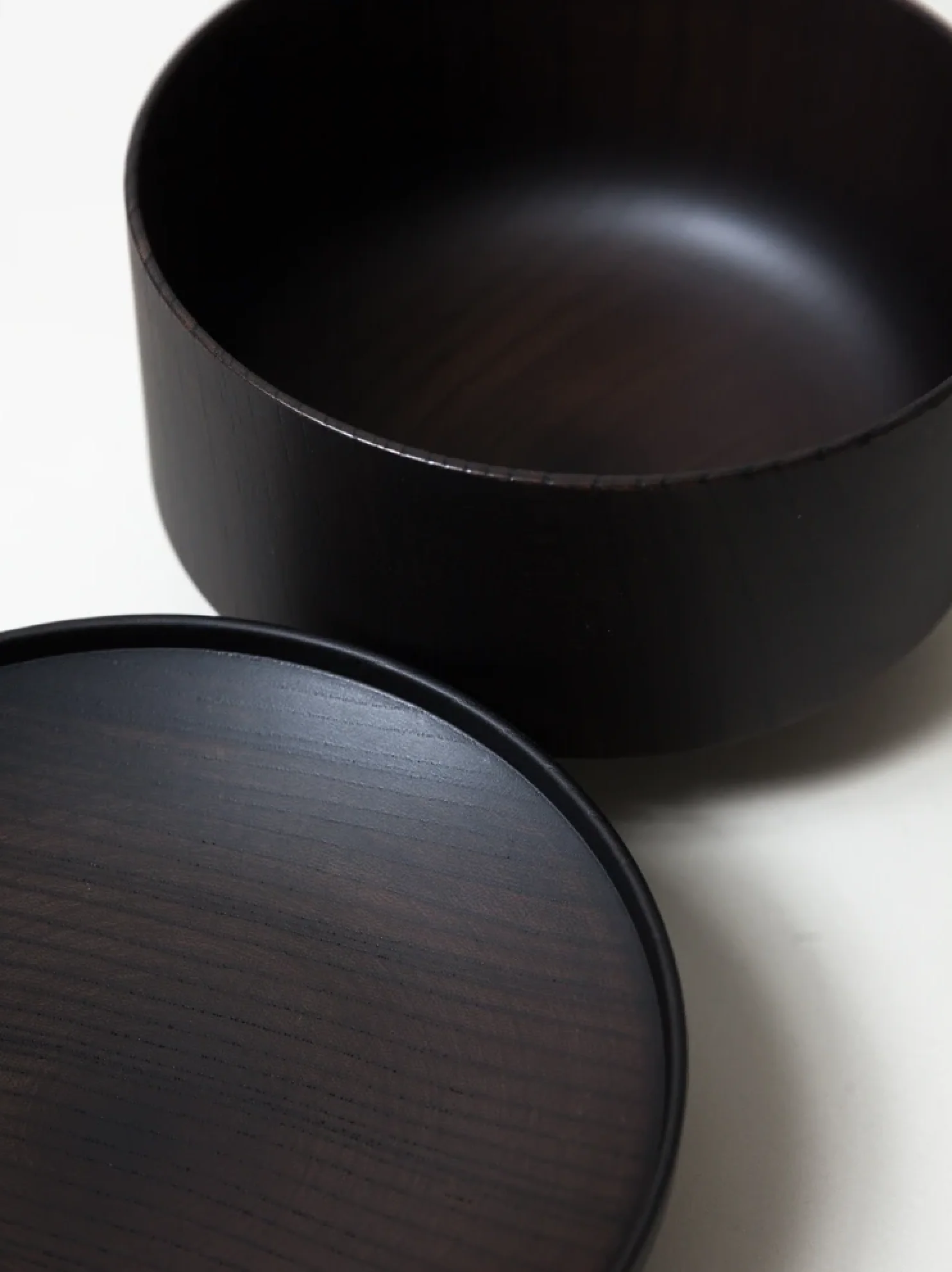 Tsumugi Wooden Bowl with Lid - Mentsuu - Image 3