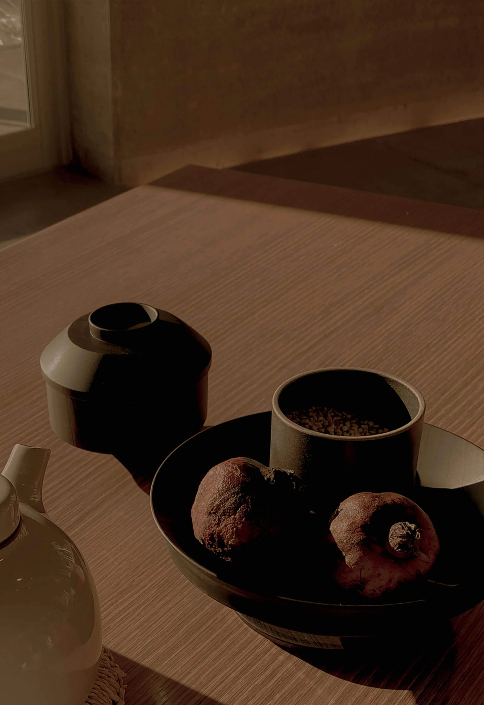 Tsumugi Wooden Bowl with Lid - Mentsuu - Image 4